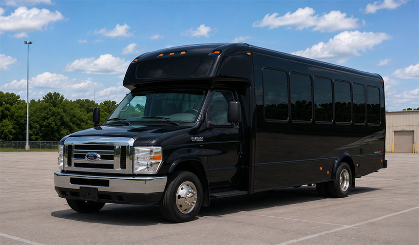 20-passenger minibus available for charter in Topeka, KS